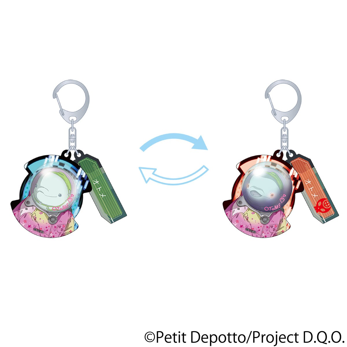 Movic Gnosia Double Lenticular Keychain/Otome (Anime Toy) Bild 2