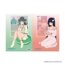 Movic Ikizulive! Love Live! Bluebird Clear File /Hanabi Komagata &amp; Midori Yamada (Anime Toy)