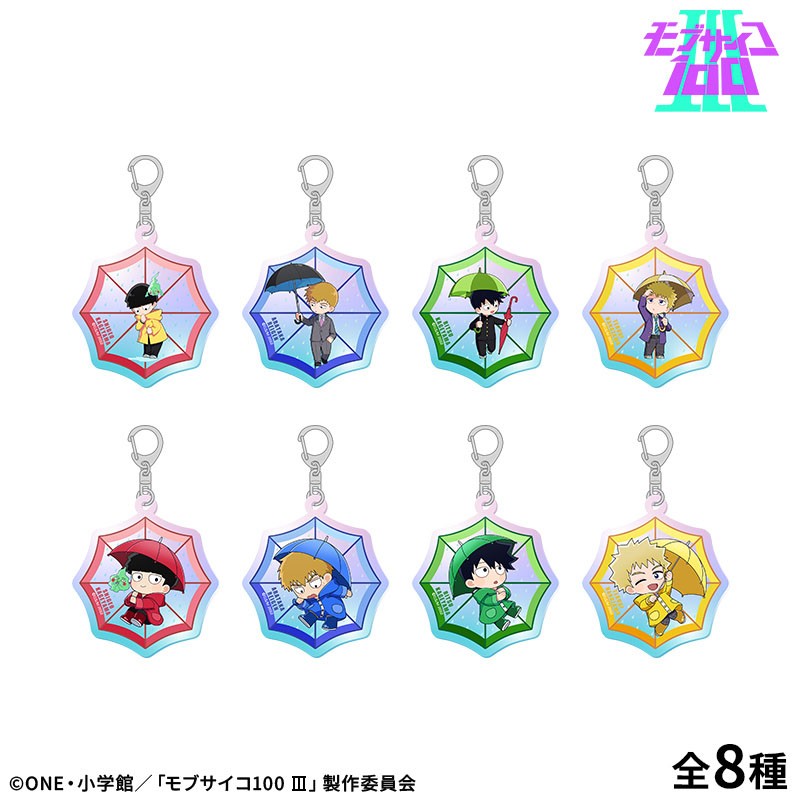 Drecom [Mob Psycho 100 III] Aurora Acrylic Key Ring : Arataka Reigen A (Anime Toy) image 3