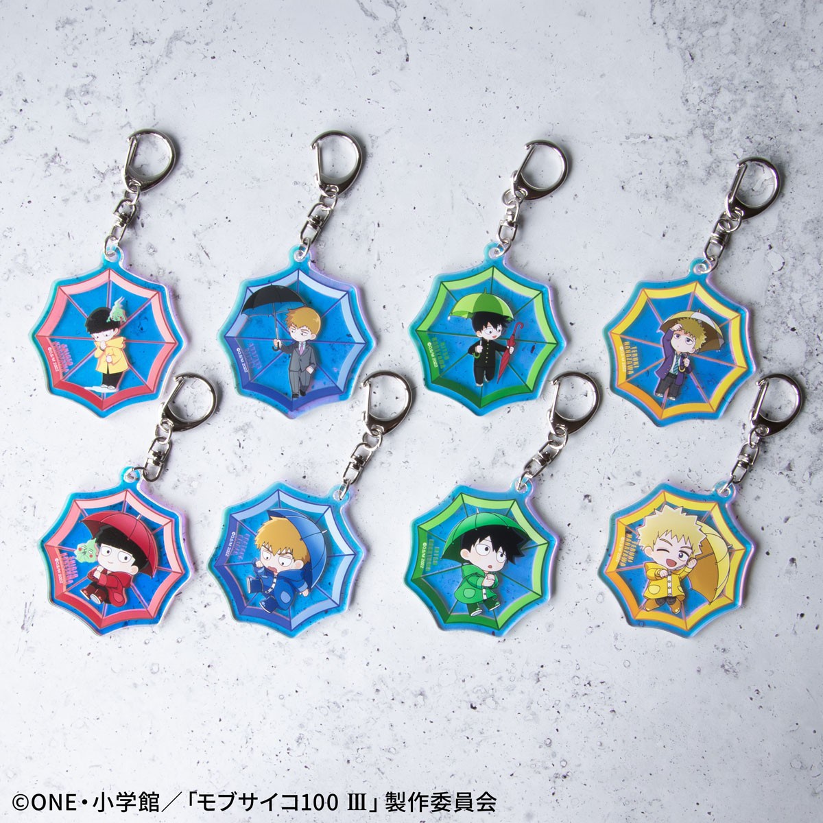 Drecom [Mob Psycho 100 III] Aurora Acrylic Key Ring : Arataka Reigen A (Anime Toy) image 4