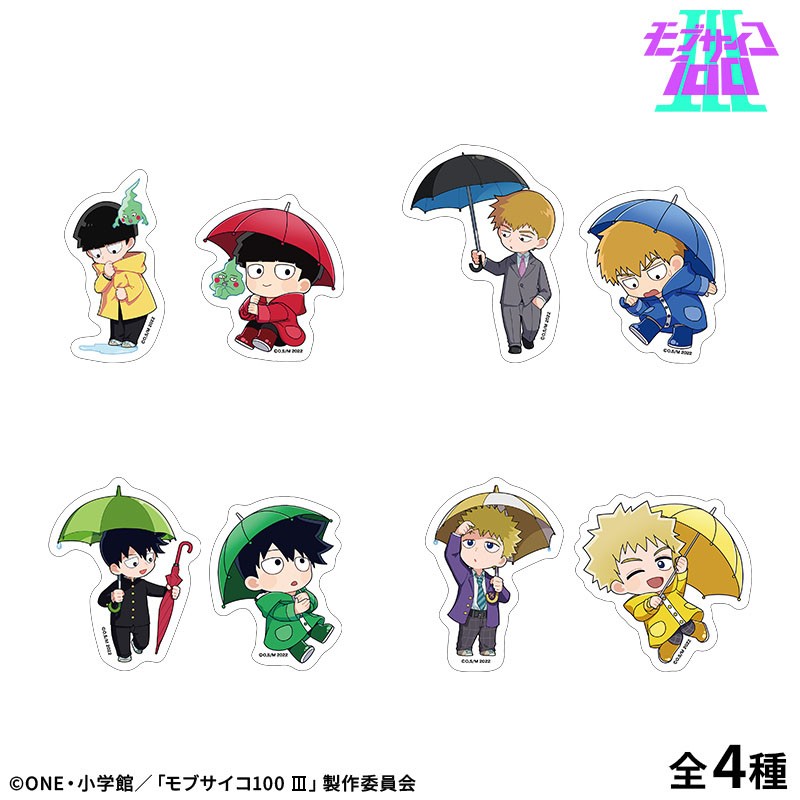 Drecom [Mob Psycho 100 III] Die-cut Sticker Set (2 Sheets): Shigeo Kageyama (Anime Toy) image 3