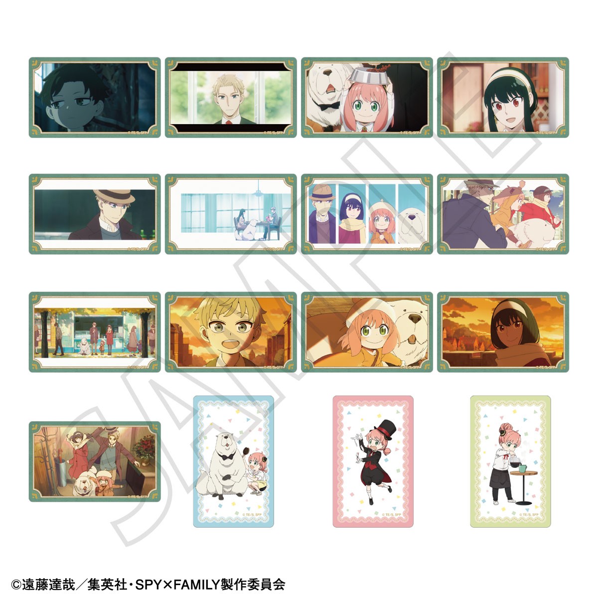 Movic Spy x Family Trading Clear Card (Set of 8) (Anime Toy) 图片 2