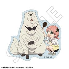 Movic Spy x Family Sticker / Anya Forger &amp; Bond Forger (Pet Groomer) (Anime Toy)