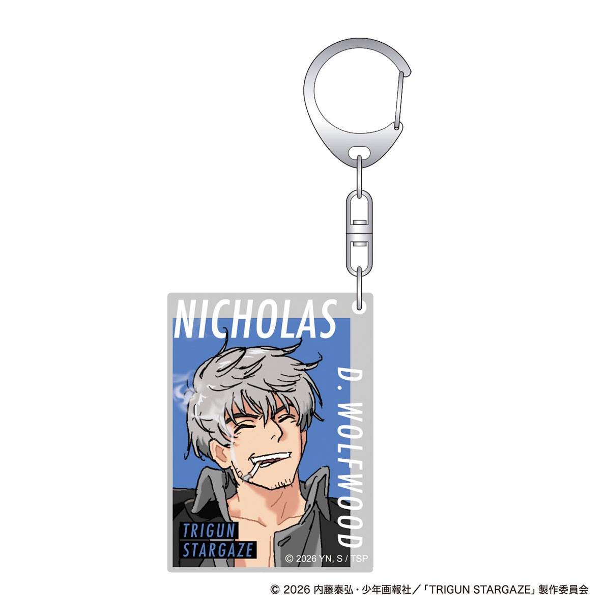 Movic TRIGUN STARGAZE Acrylic Key Ring / Nicholas Commemoration of Completion Ver. (Anime Toy) hình ảnh 2