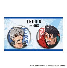 Movic TRIGUN STARGAZE Can Badge Set /Vash &amp; Nicholas Commemoration of Completion Ver. (Anime Toy)