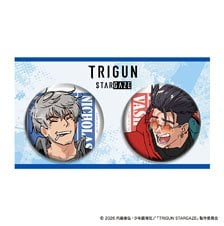 Movic TRIGUN STARGAZE 캐릭터 뱃지 세트 /바슈 & 니콜라스 완결 기념 Ver. (애니메이션 토이) 이미지 1