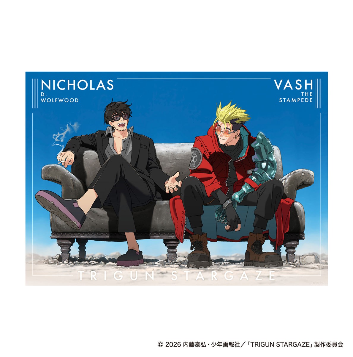 Movic TRIGUN STARGAZE Clear Poster Set / Commemoration of Completion Ver. (Anime Toy) hình ảnh 3