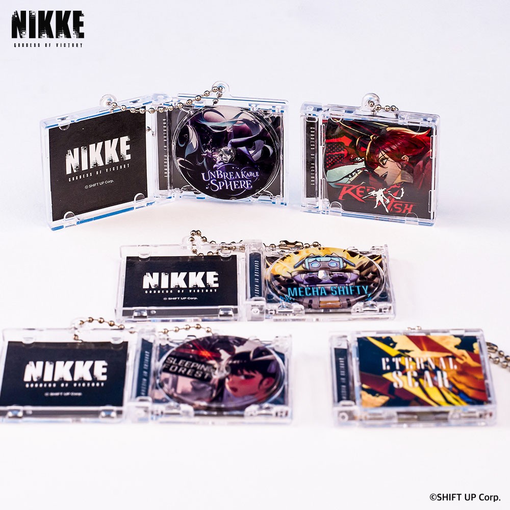 Colley Goddess of Victory: Nikke CD Case Type NFC Key Ring (Set of 9) Bild 2
