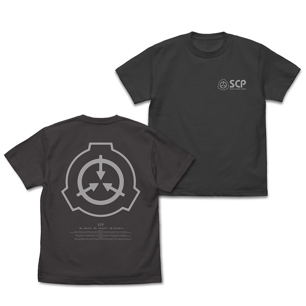 Cospa SCP Foundation SCP Foundation Logo Back Print T-Shirt / Sumi XL Bild 2
