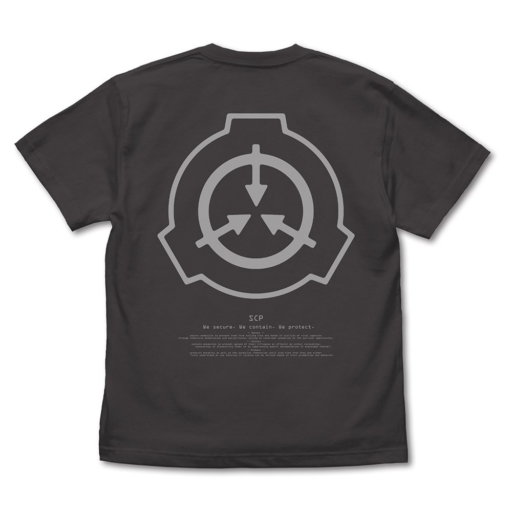Cospa SCP Foundation SCP Foundation Logo Back Print T-Shirt / Sumi XL Bild 3