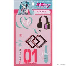 GSI Creos [Piapro Characters] Body Sticker Hatsune Miku (Anime Toy)
