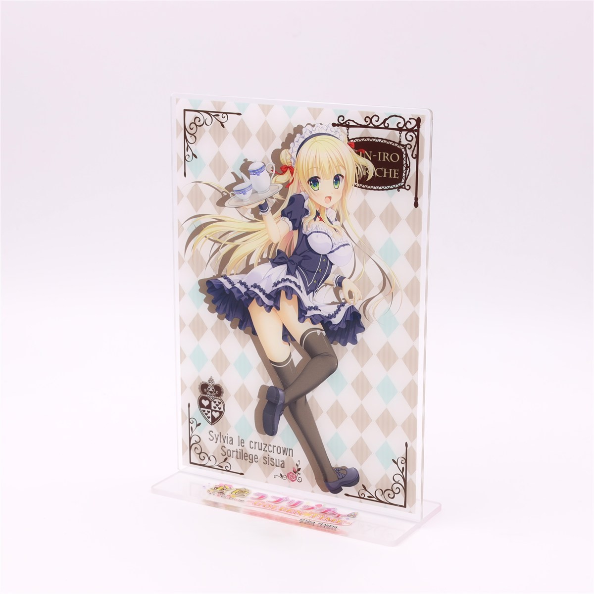 Chara-pa Kiniro Loveriche A5 Size Acrylic Stand Sylvie (Anime Toy) Bild 2