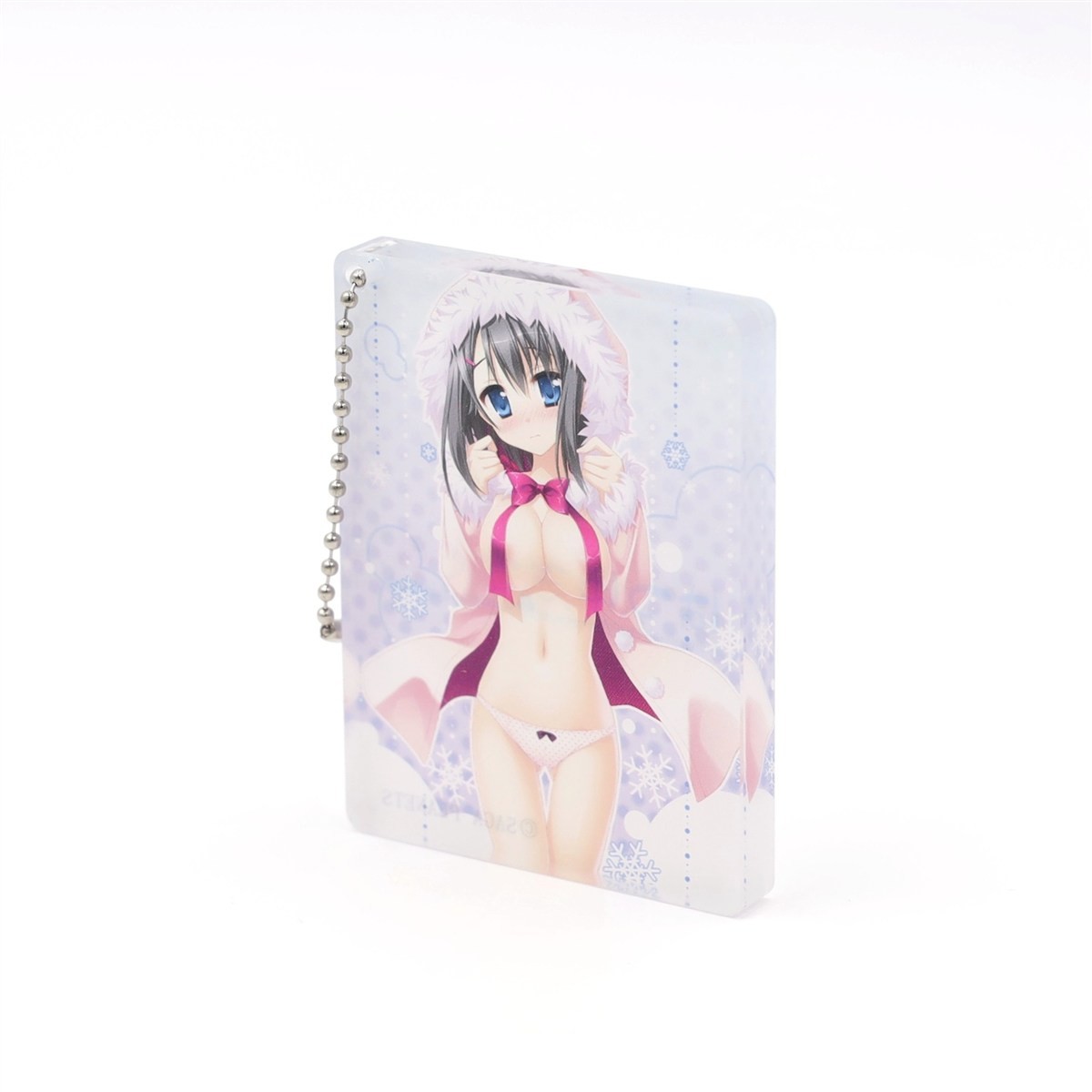 Chara-pa Hatsuyuki Sakura Acrylic Block Key Ring Nozomi (Anime Toy) imagen 2