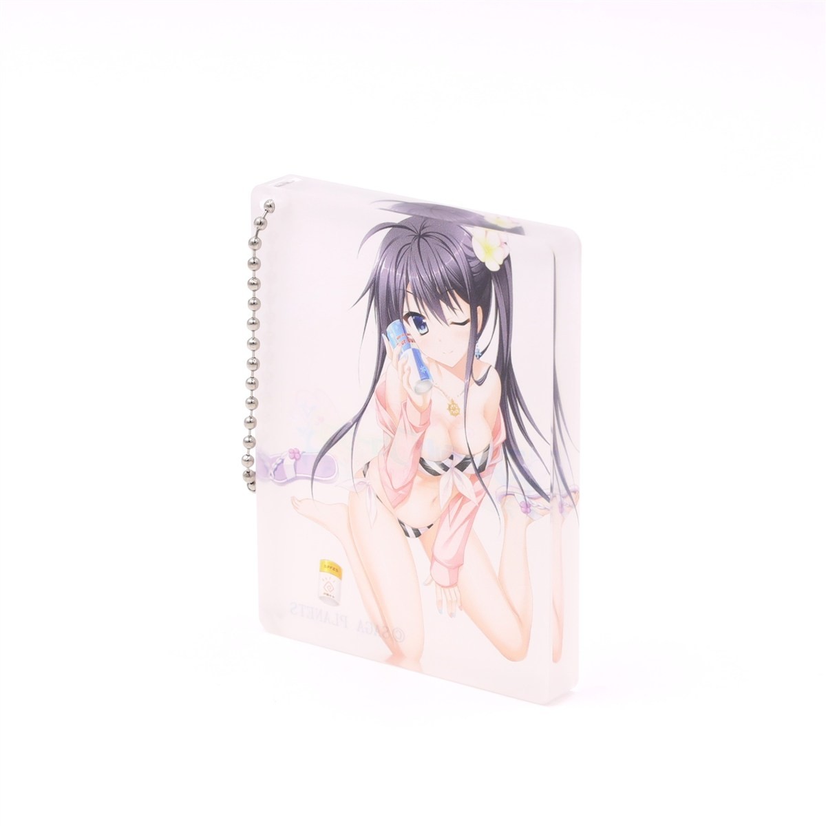 Chara-pa Floral Flowlove Acrylic Block Key Ring Nanao (Anime Toy) imagen 2