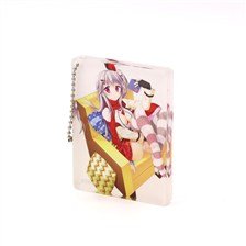 Chara-pa Hanasaki Work Spring! Acrylic Block Key Ring Inori B (Anime Toy)