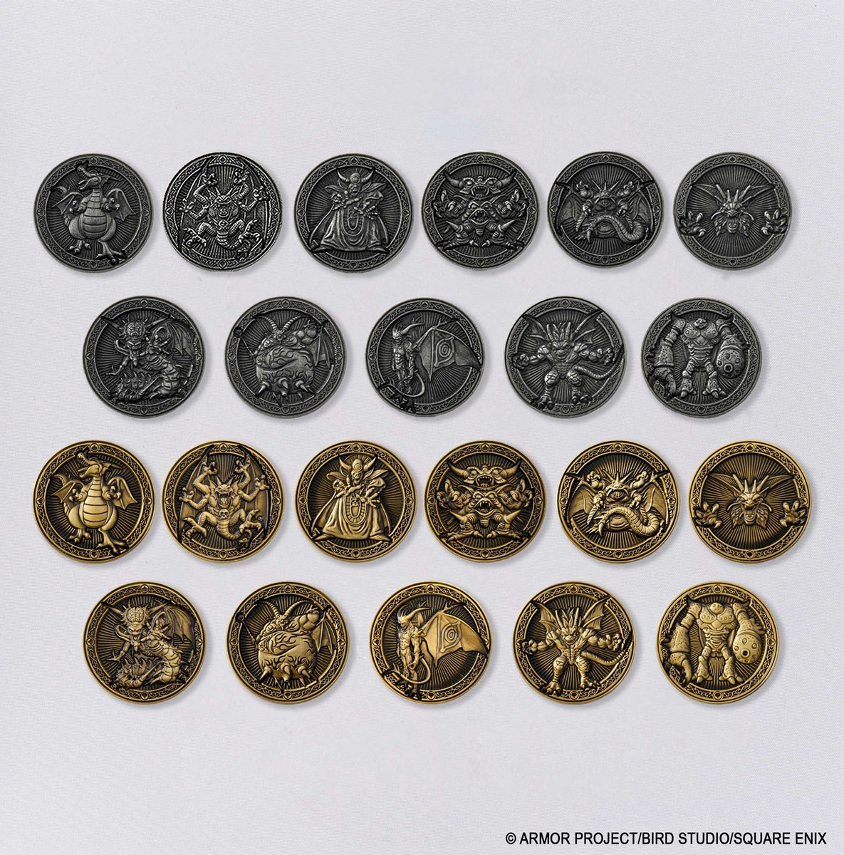 Square Enix Dragon Quest Densetsu no Maoh ga Arawareta! Collectible Coins (Set of 22) (Anime Toy) hình ảnh 2