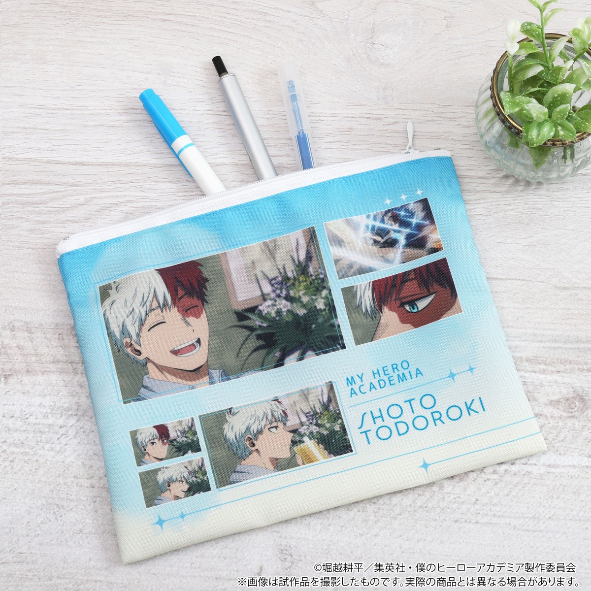 Movic My Hero Academia Flat Pouch /More Shoto Todoroki (Anime Toy) Bild 3