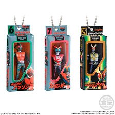 Bandai Kamen Rider Soft Vinyl Package Charm 2 &amp; Chocolate Biscuit (Set of 10) (Shokugan)