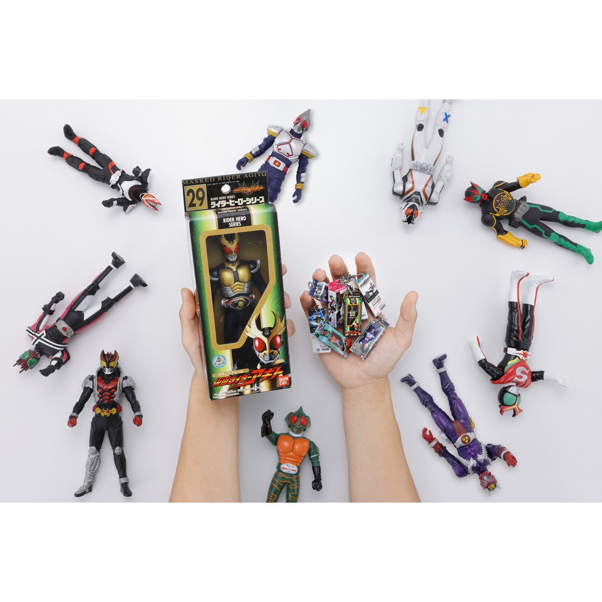 Bandai Kamen Rider Soft Vinyl Package Charm 2 &amp; Chocolate Biscuit (Set of 10) (Shokugan) imagen 7