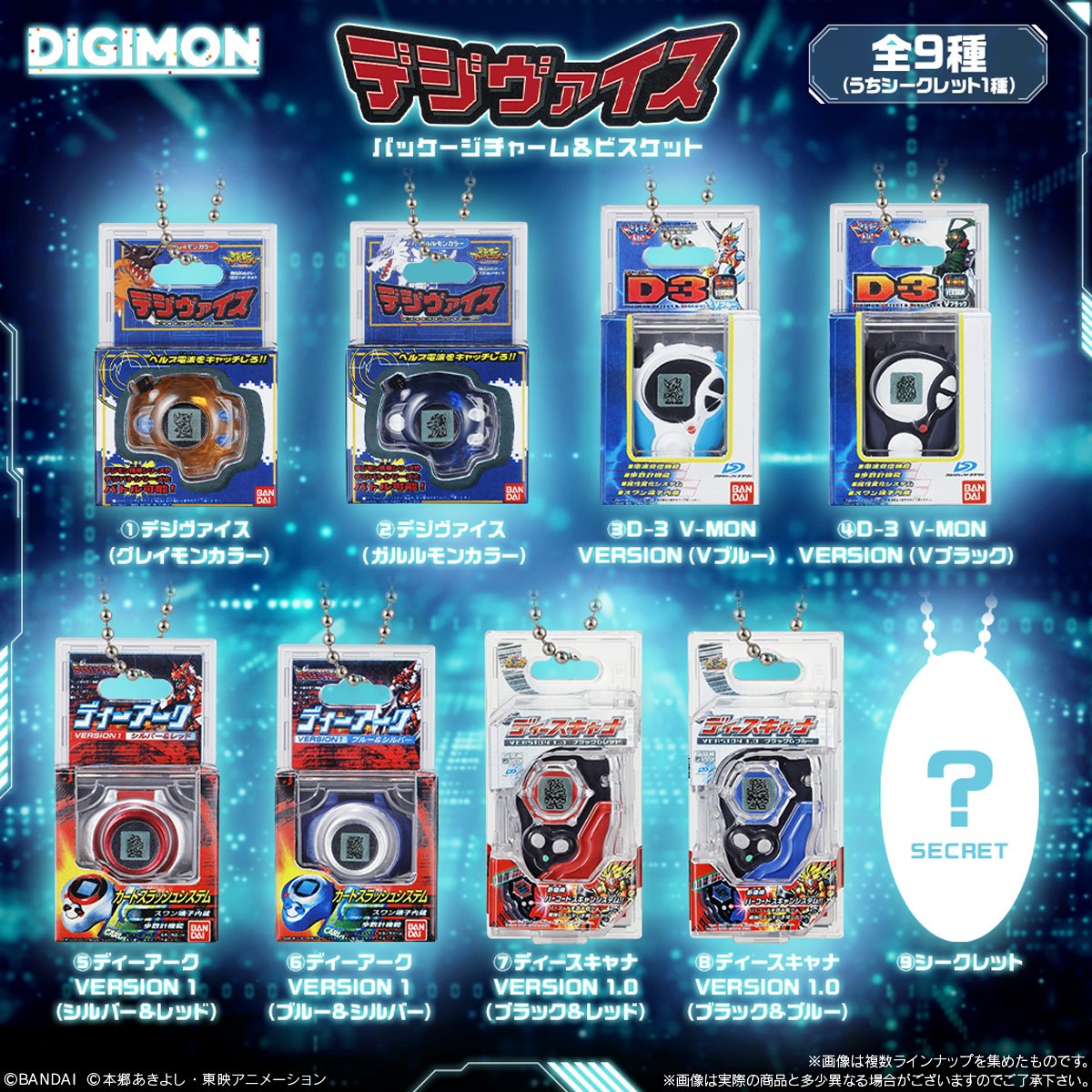 Bandai Digivice Package Charm & Biscuit (10er-Set) (Shokugan) Bild 8