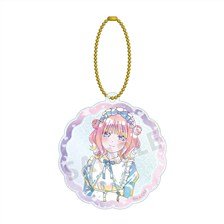 arma bianca The Quintessential Quintuplets* [ภาพประกอบพิเศษ] นีโนะ นากาโนะ Hoshizora Maid Ver. Ani-Art Kawaii label พวงกุญแจอะคริลิคแบบ Glitter รูปภาพ 1