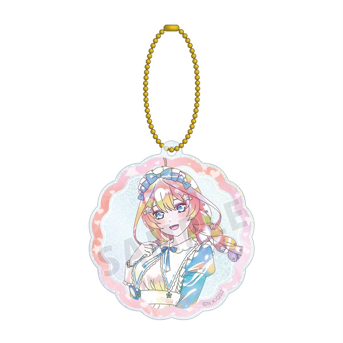 arma bianca The Quintessential Quintuplets* [ภาพประกอบพิเศษ] อิสึกิ นากาโนะ Hoshizora Maid Ver. Ani-Art Kawaii label พวงกุญแจอะคริลิคแบบมีกลิตเตอร์ (ของเล่นอนิเมะ) รูปภาพ 2