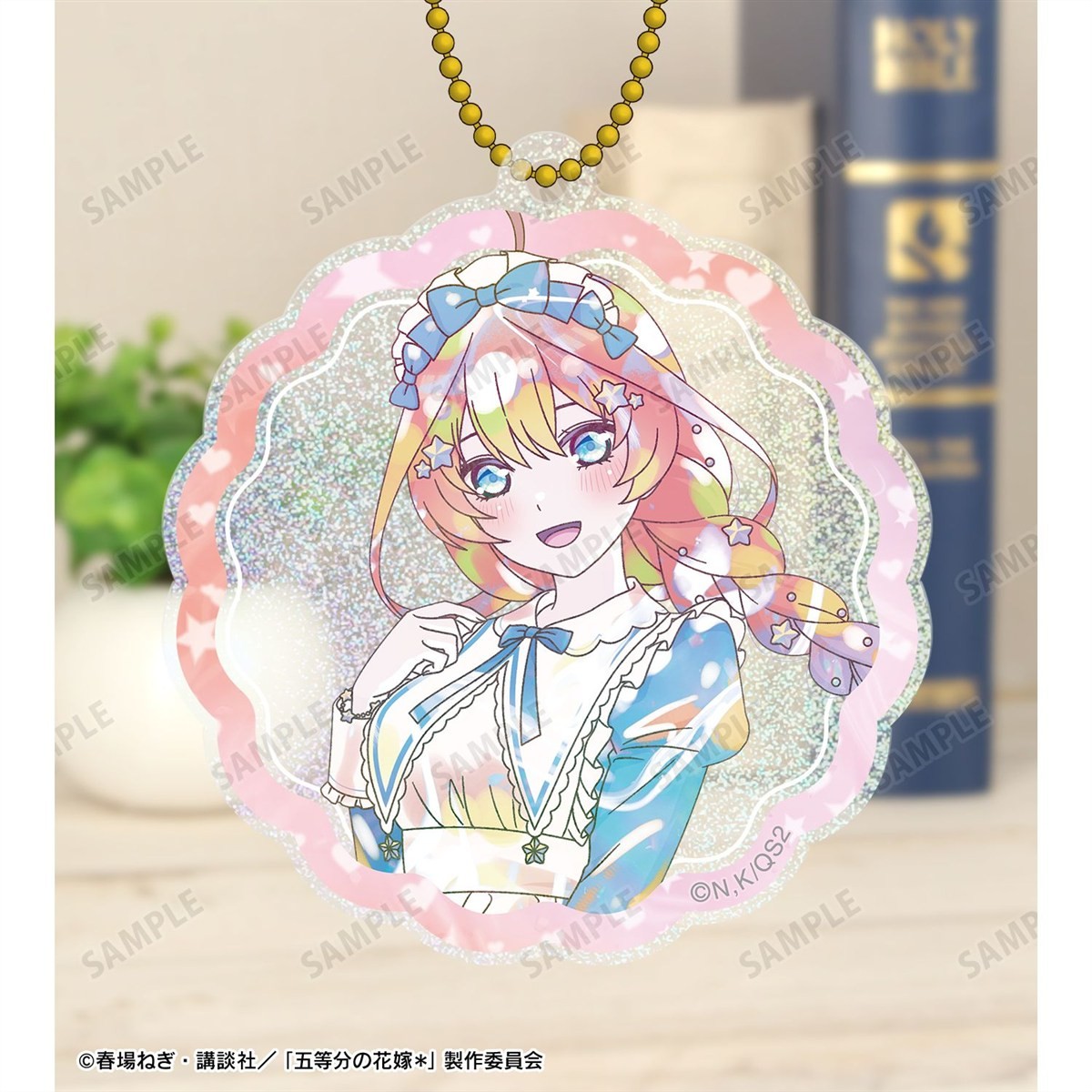 arma bianca The Quintessential Quintuplets* [ภาพประกอบพิเศษ] อิสึกิ นากาโนะ Hoshizora Maid Ver. Ani-Art Kawaii label พวงกุญแจอะคริลิคแบบมีกลิตเตอร์ (ของเล่นอนิเมะ) รูปภาพ 4