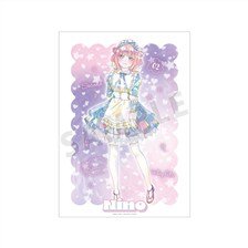 arma bianca The Quintessential Quintuplets* [ภาพประกอบพิเศษ] นิโนะ นากาโนะ Hoshizora Maid Ver. Ani-Art Kawaii label โปสเตอร์เคลือบพิเศษ A3 (ของเล่นอนิเมะ) รูปภาพ 1