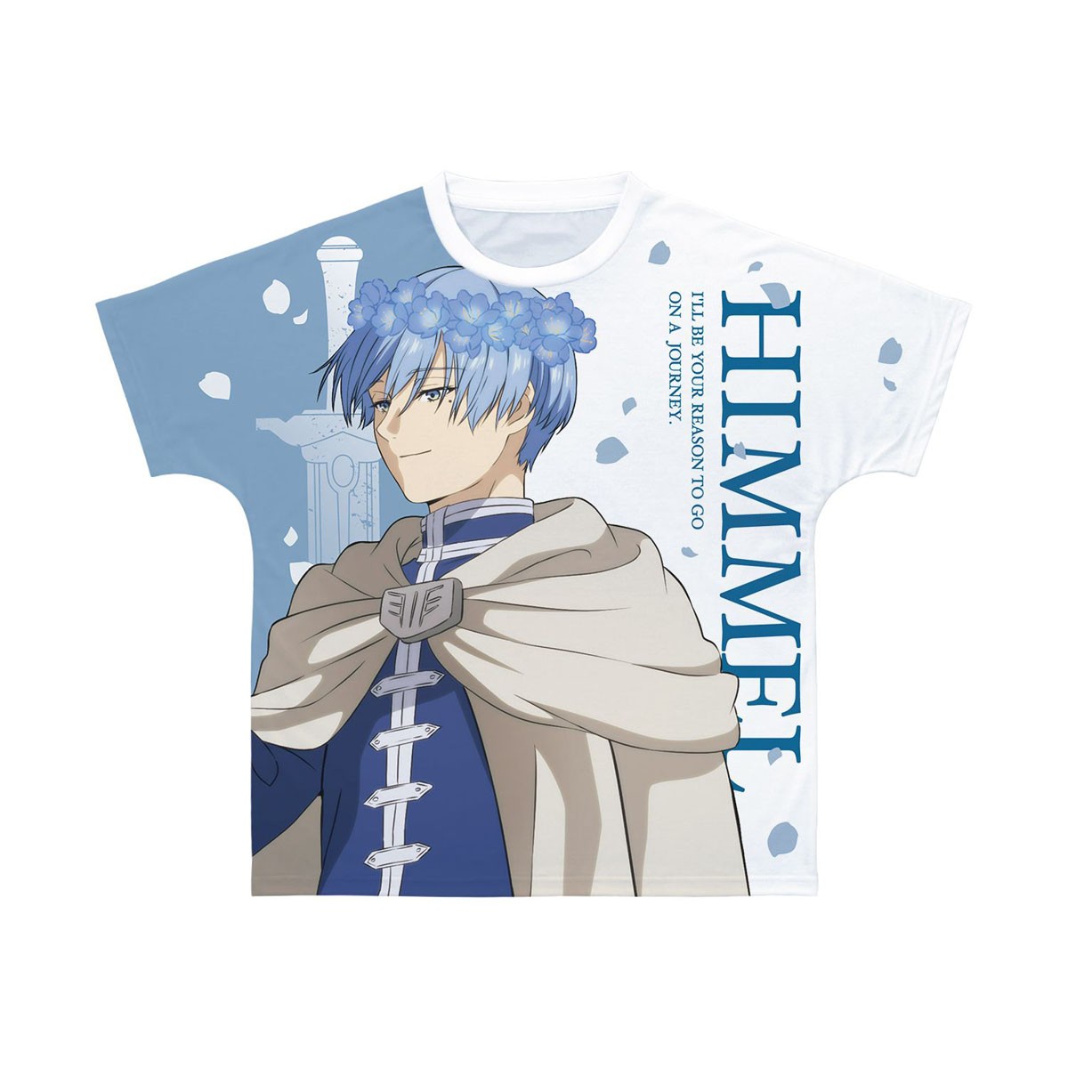 arma bianca Frieren: Beyond Journey's End Himmel Full Graphic T-Shirt Unisex (Size/XXL) (Anime Toy) image 2