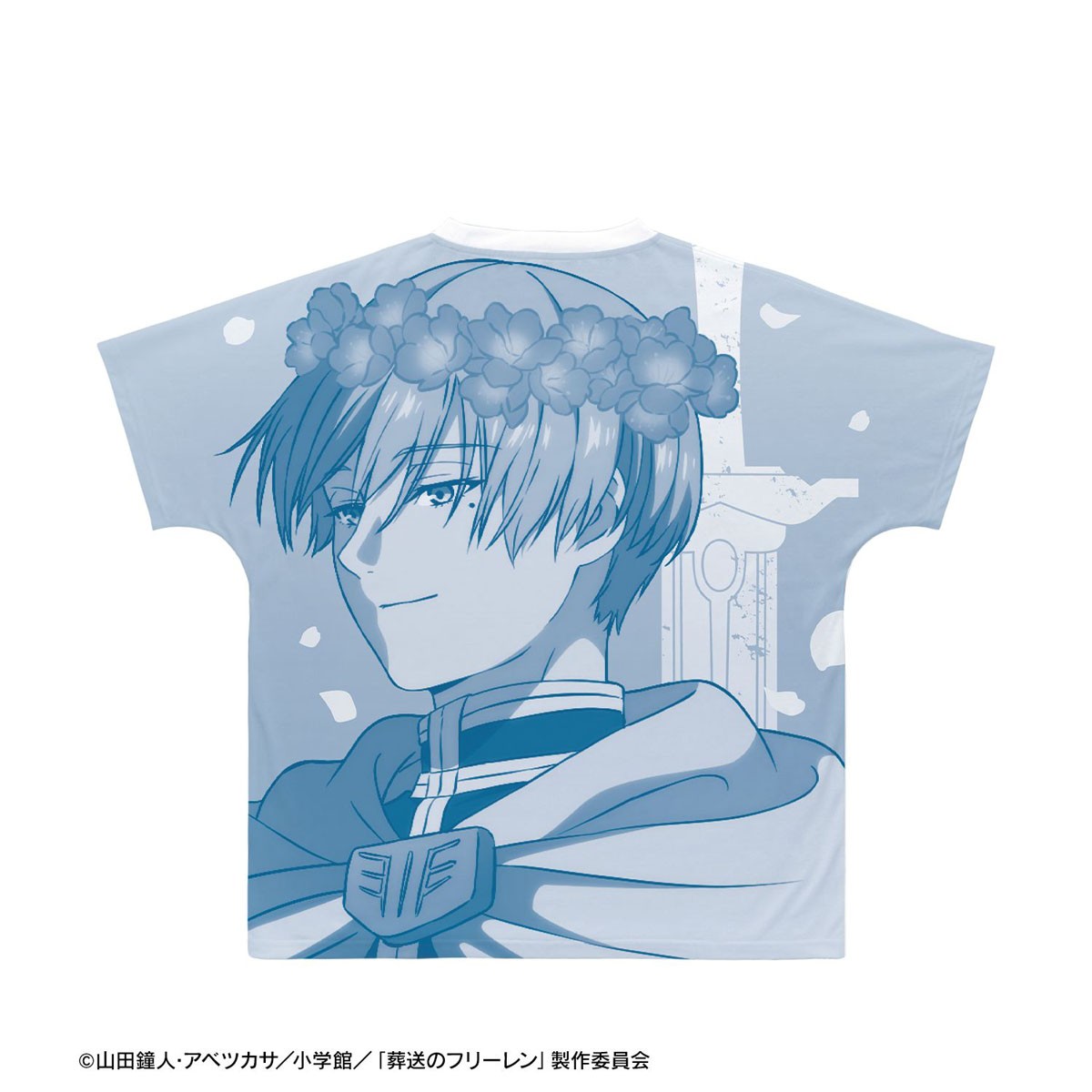 arma bianca Frieren: Beyond Journey's End Himmel Full Graphic T-Shirt Unisex (Size/XXL) (Anime Toy) image 4