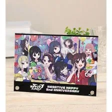 arma bianca Negative Happy 2주년 기념 A5 아크릴 패널 (애니메이션 토이) 이미지 1