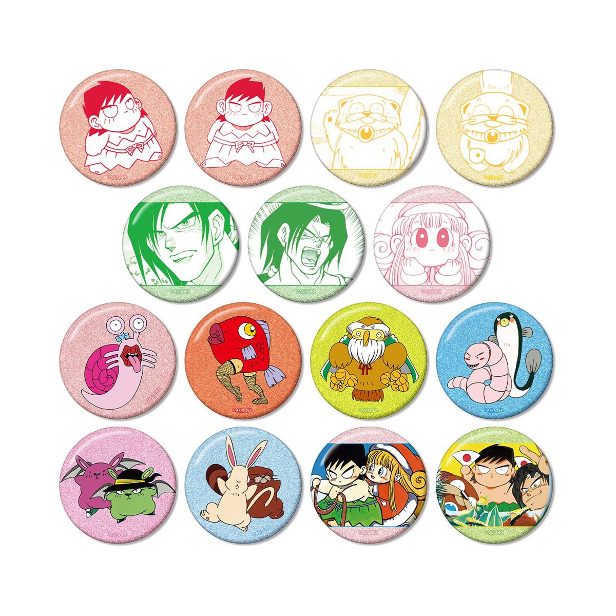 arma bianca Papuwa Trading Glitter Can Badge Papuwa Island Ver. (Set of 15) (Anime Toy) image 2