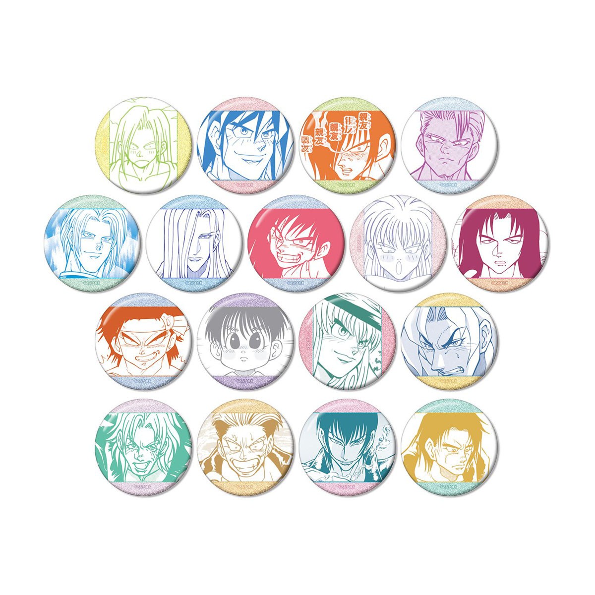 arma bianca Papuwa Trading Glitter Can Badge The Ganma Army Ver. (17er Set) (Anime Toy) Bild 2