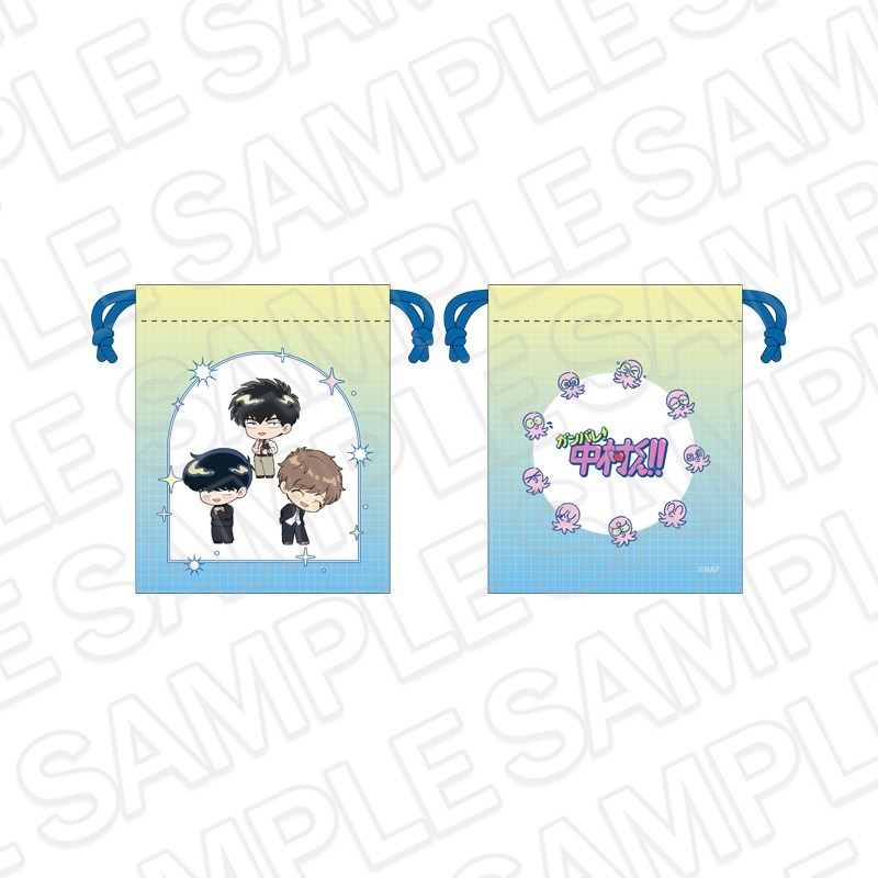 Contents Seed Go for It, Nakamura-Kun!! Deformed Ver. Drawstring Pouch (Anime Toy) gambar 2