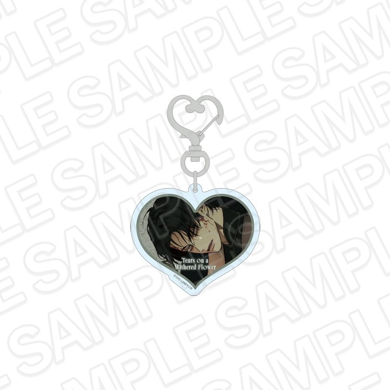 Contents Seed Tears on a Withered Flower Ren Ichinose Heart-Shaped Acrylic Keychain (Anime Toy) imagen 2