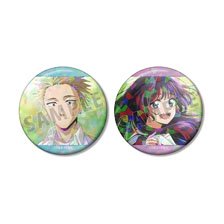 arma bianca The Fragrant Flower Blooms with Dignity Rintaro Tsumugi & Kaoruko Waguri Szenen-Hologramm-Ansteckbutton 2er-Set ver.D Bild 1