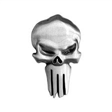 In Rock The Punisher Pin Badge (Anime Toy)