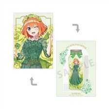 arma bianca The Quintessential Quintuplets* นากาโนะ โยสึบะ เวอร์ชั่น Herbarium ภาพวาดใหม่ การ์ดภาพประกอบ A5 (ของเล่นอนิเมะ)