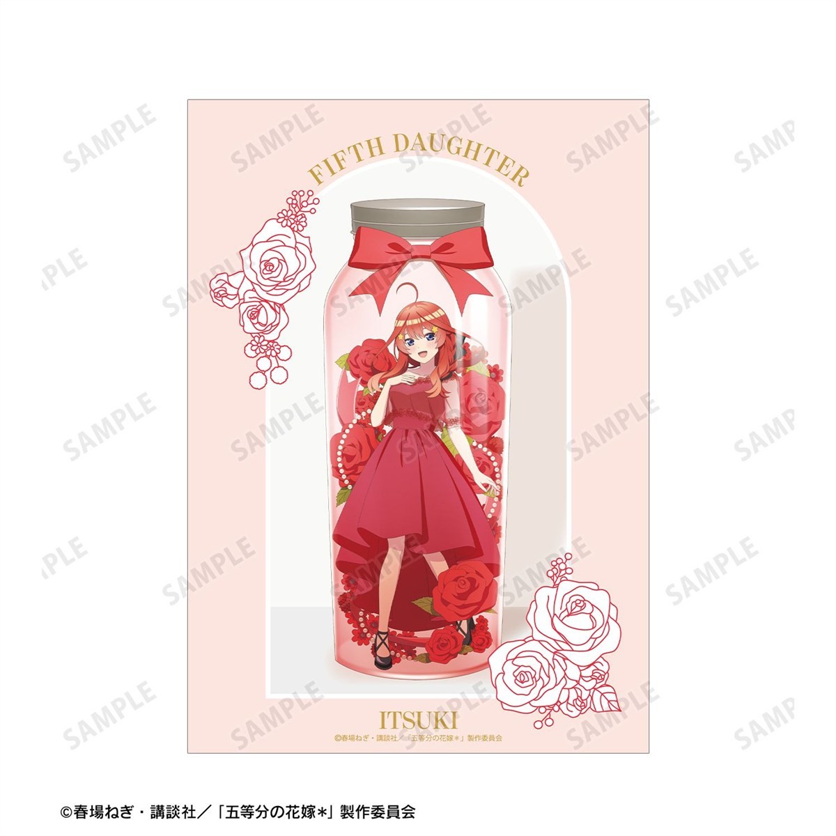 arma bianca The Quintessential Quintuplets* นากาโนะ อิสึกิ เวอร์ชั่น Herbarium ภาพวาดใหม่ การ์ดภาพประกอบ A5 (ของเล่นอนิเมะ) รูปภาพ 5