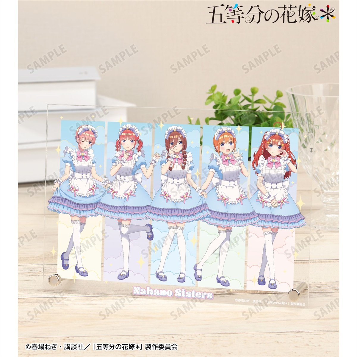 arma bianca The Quintessential Quintuplets* กลุ่ม ภาพวาดใหม่ Fairy-Tale Maid Ver. แผ่นอะคริลิก A5 รูปภาพ 3