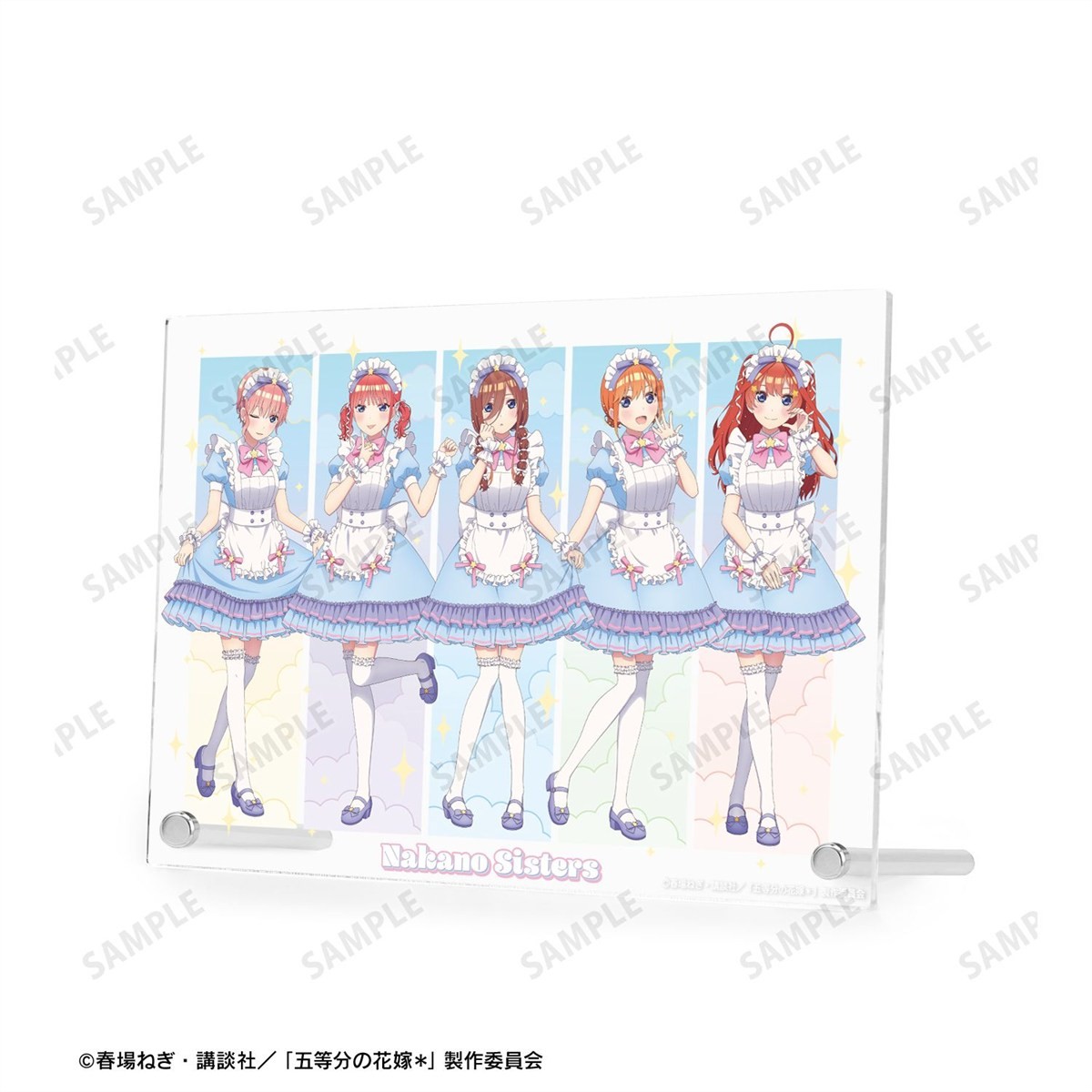 arma bianca The Quintessential Quintuplets* กลุ่ม ภาพวาดใหม่ Fairy-Tale Maid Ver. แผ่นอะคริลิก A5 รูปภาพ 4