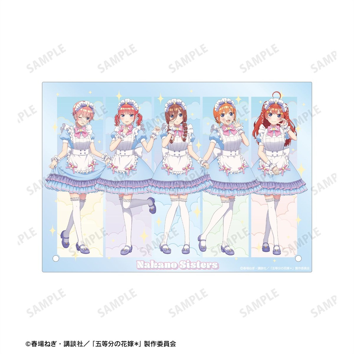 arma bianca The Quintessential Quintuplets* กลุ่ม ภาพวาดใหม่ Fairy-Tale Maid Ver. แผ่นอะคริลิก A5 รูปภาพ 6