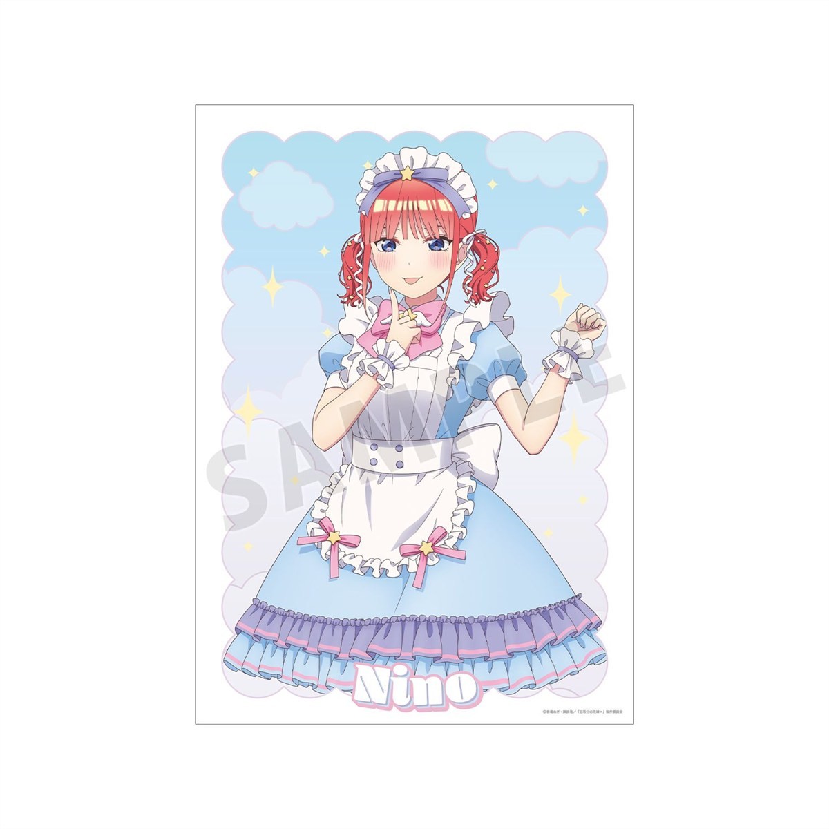 arma bianca The Quintessential Quintuplets* Nino Nakano ภาพวาดใหม่ Fairy-Tale Maid Ver. โปสเตอร์แมท A3 รูปภาพ 2