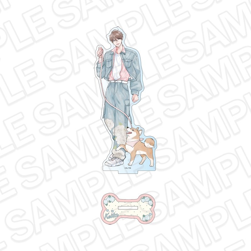 Contents Seed Oni Joshi Gokudera-san wa Abakaretai. Keita Shoji With Doggy Acrylic Stand Bild 2