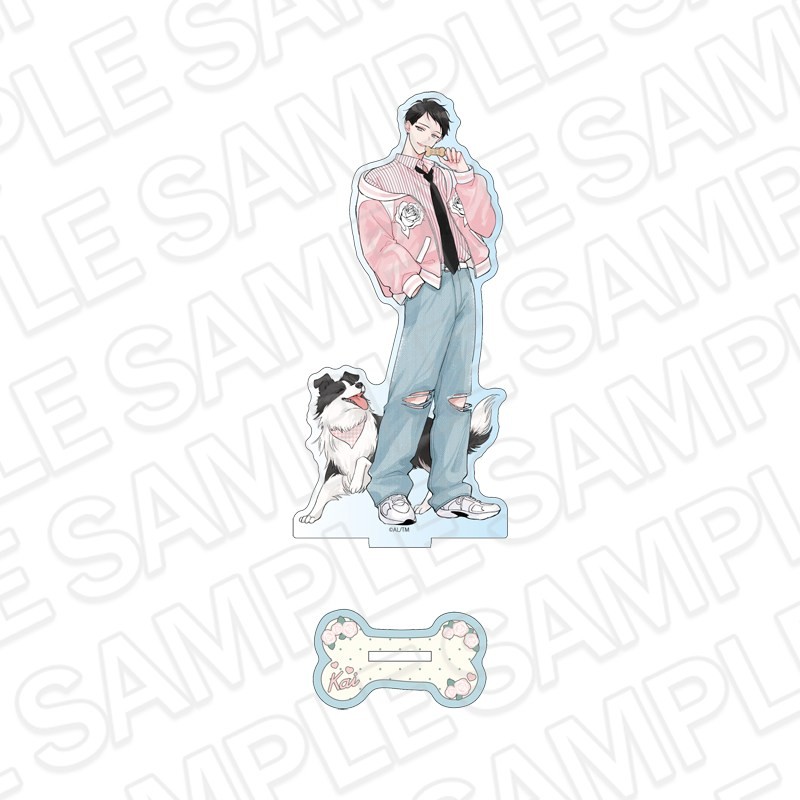 Contents Seed Oni Joshi Gokudera-san wa Abakaretai. Kai Momota With Doggy Acrylic Stand รูปภาพ 2