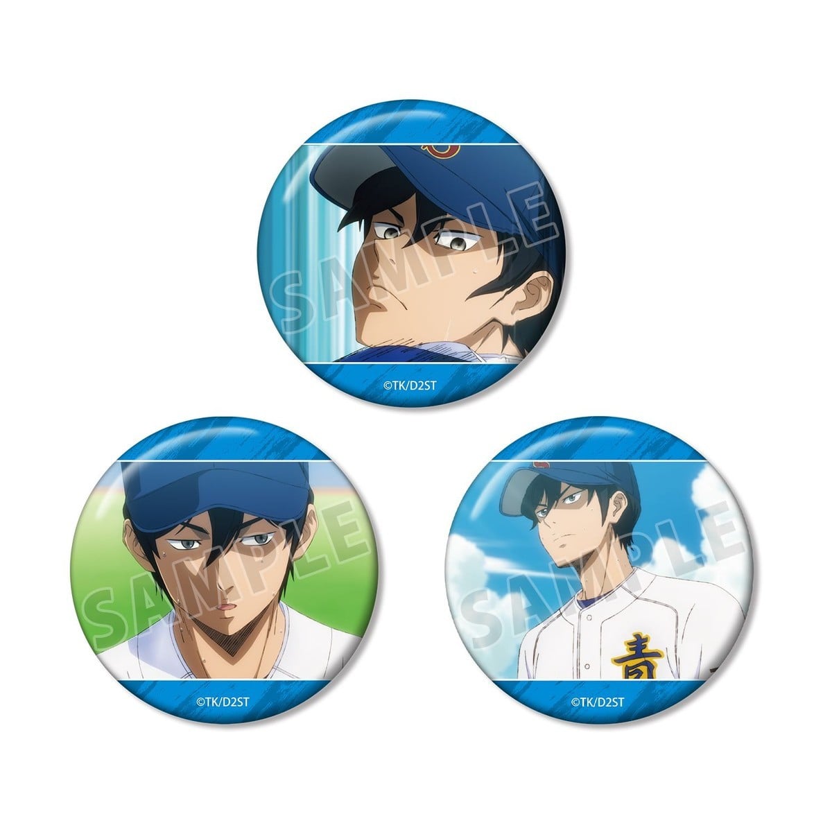 arma bianca Ace of Diamond actII S econd Season- Satoru Furuya Scene Picture Can Badge (Set of 3) Bild 2