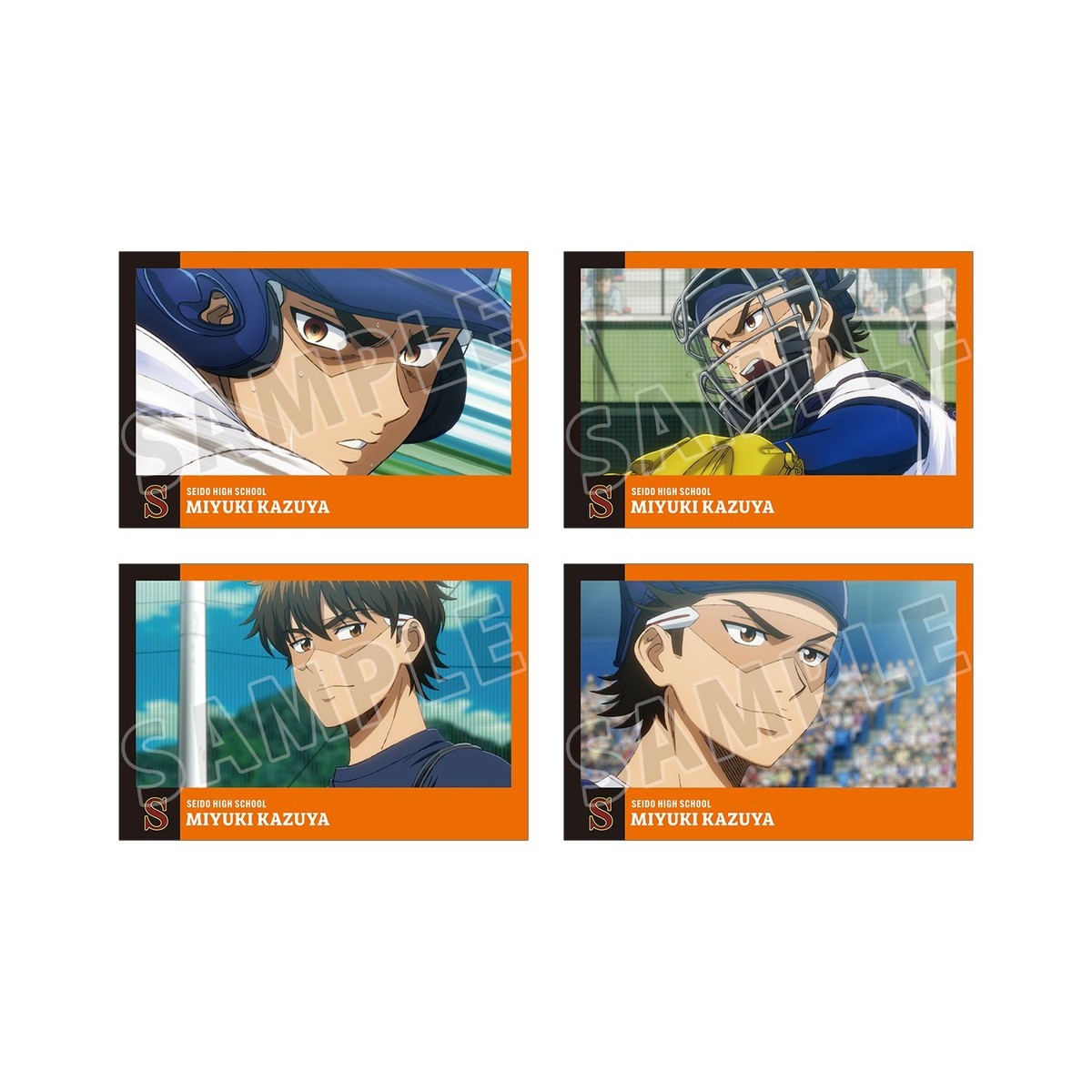 arma bianca Ace of Diamond actII S econd Season- Kazuya Miyuki Scene Picture Post Card (Set of 4) รูปภาพ 2