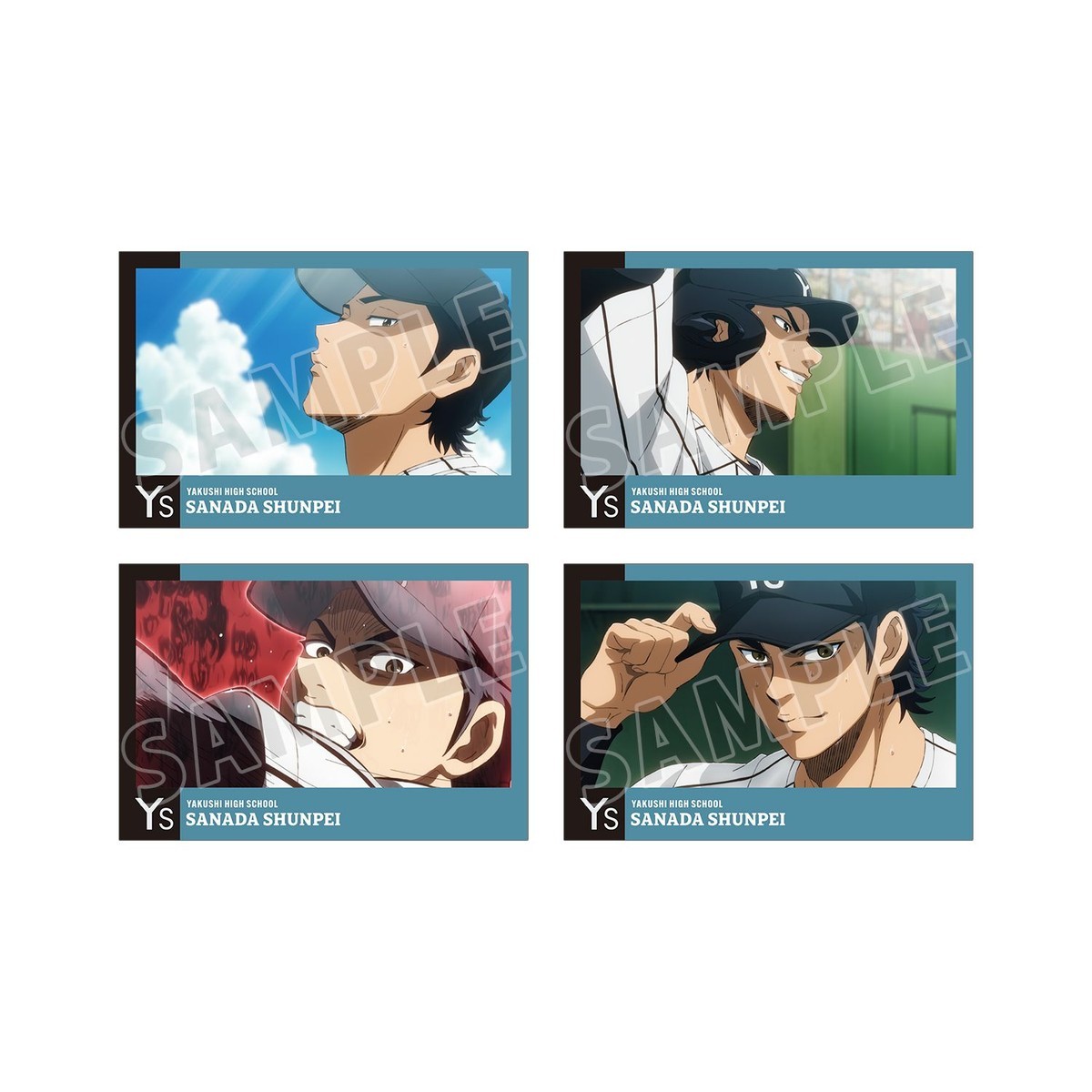 arma bianca Ace of Diamond actII S econd Season- Shunpei Sanada Scene Picture Post Card (Set of 4) Bild 2