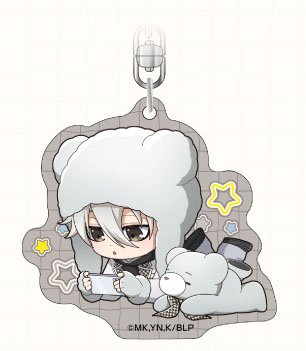 Eye Up Blue Lock Petit-bear Acrylic Key Ring (Seishiro Nagi) (Anime Toy) Bild 2