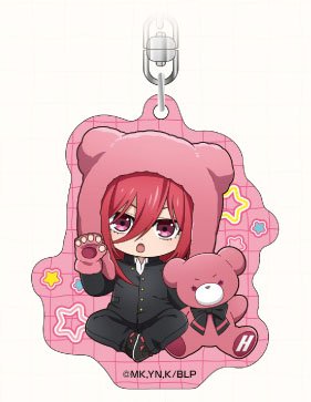 Eye Up Blue Lock Petit-bear Acrylic Key Ring (Hyoma Chigiri) รูปภาพ 2